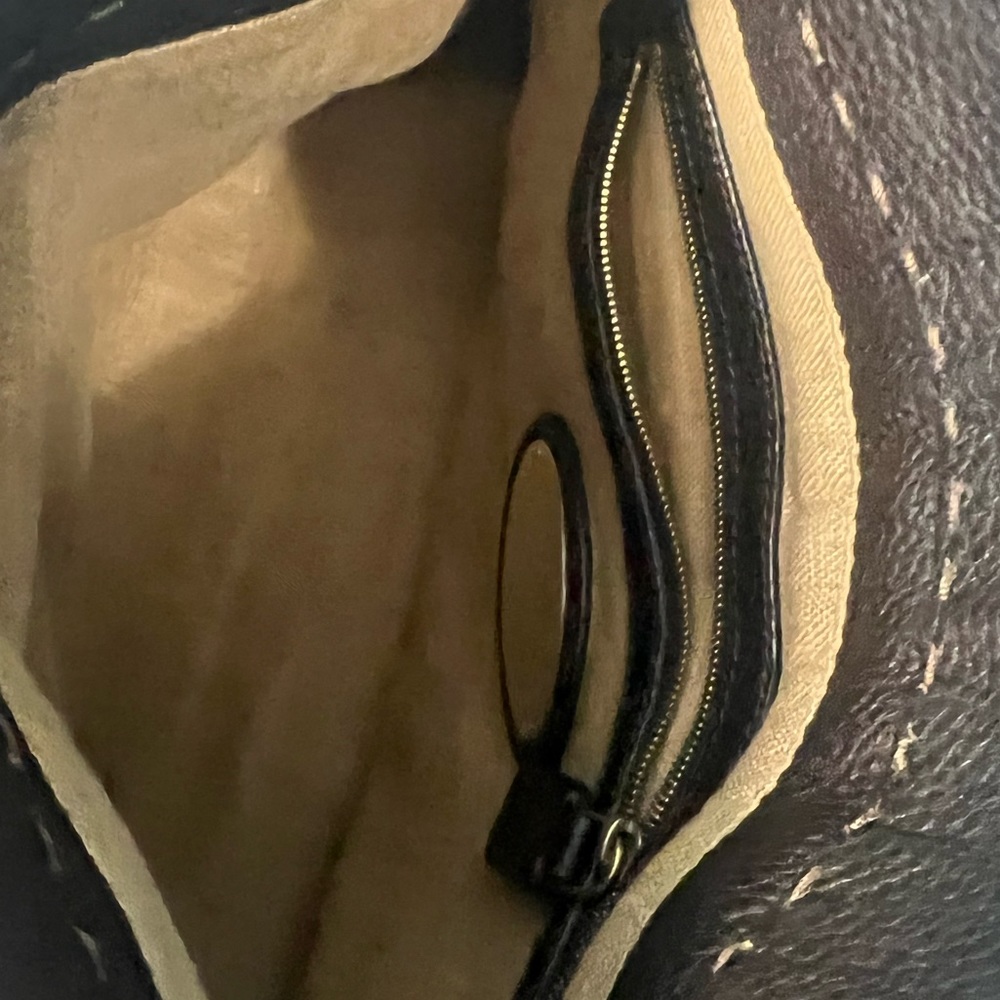 FENDI Vintage Brown Selleria Leather Large Tote Bag - Picture 11 of 17